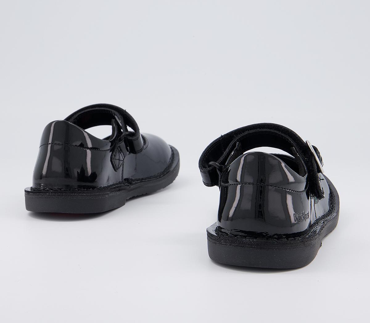KickersAdlar Heart Infant ShoesBlack Patent Leather