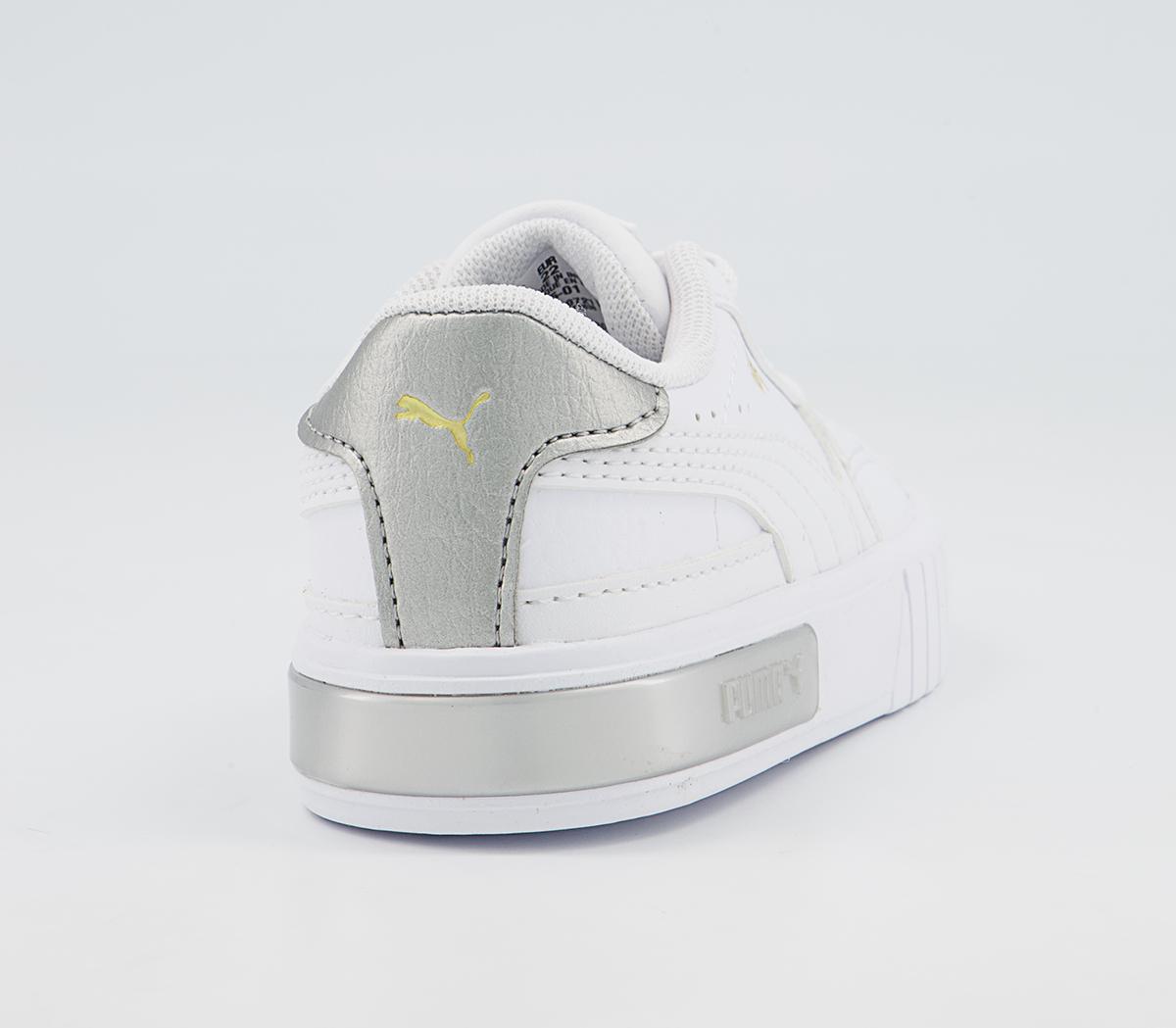 Puma Cali Star Infant Trainers Puma Cali Star Infant Trainers Puma White Metallic Silver