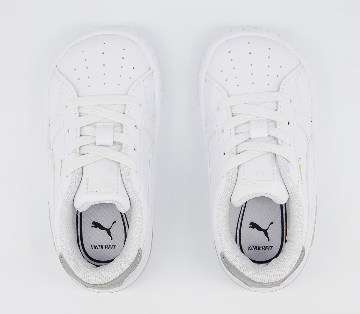 Puma Cali Star Infant Trainers Puma Cali Star Infant Trainers Puma White Metallic Silver