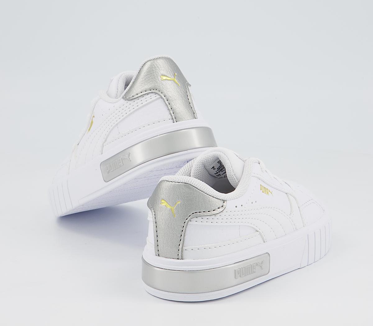 Puma Cali Star Infant Trainers Puma Cali Star Infant Trainers Puma White Metallic Silver