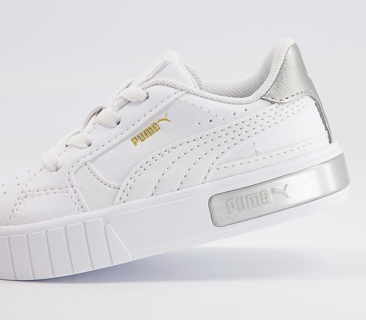 Puma Cali Star Infant Trainers Puma Cali Star Infant Trainers Puma White Metallic Silver