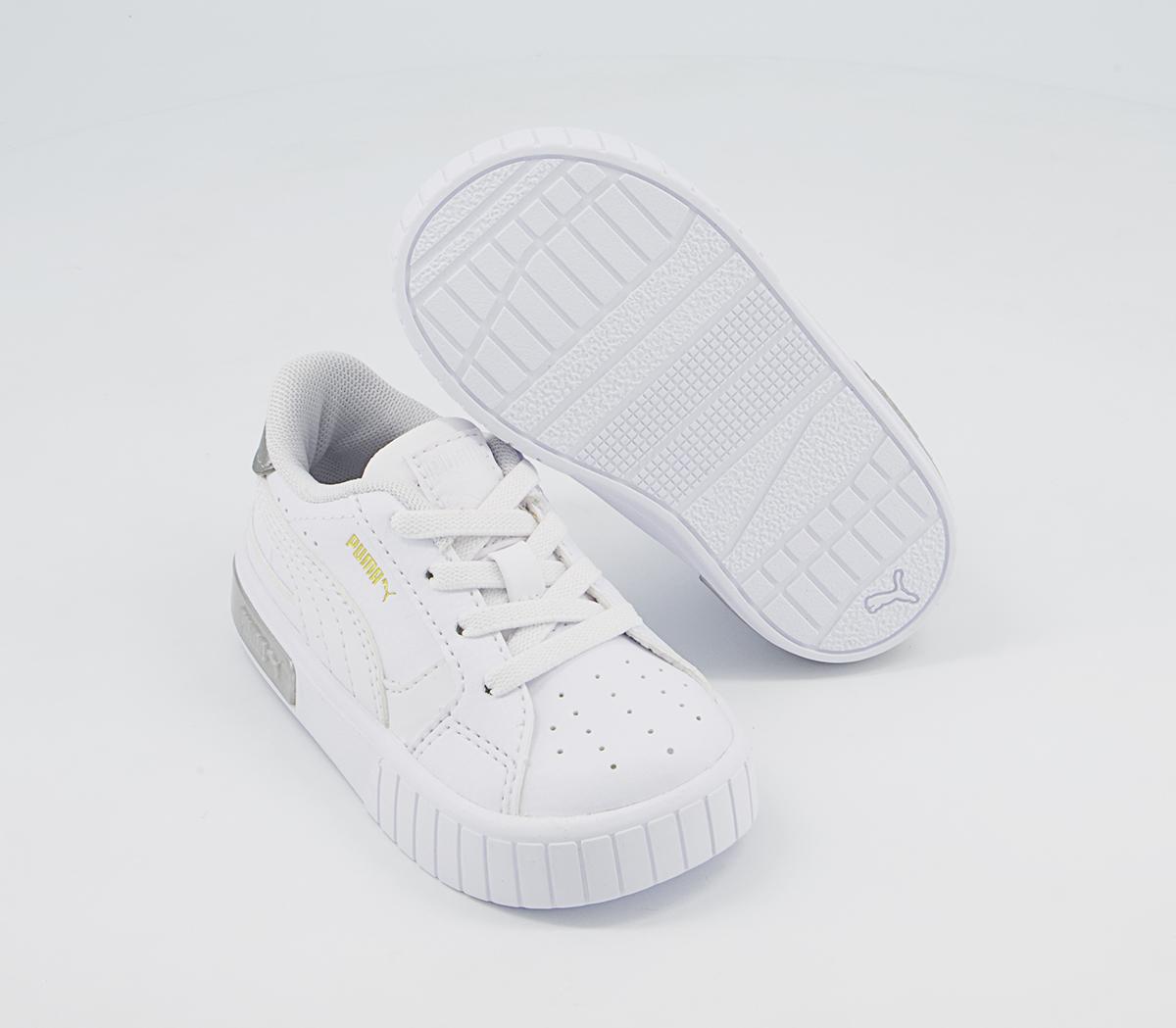 Puma Cali Star Infant Trainers Puma Cali Star Infant Trainers Puma White Metallic Silver