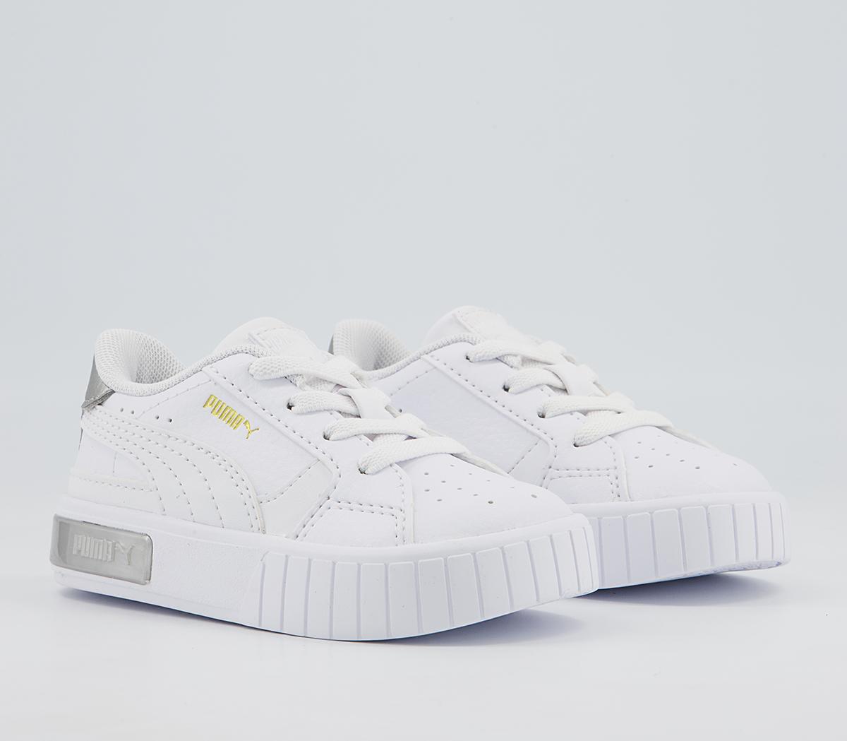 Puma Cali Star Infant Trainers Puma Cali Star Infant Trainers Puma White Metallic Silver