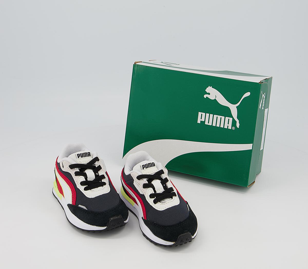Puma City Rider Infant Trainers Puma City Rider Infant Trainers Puma Black Ebony