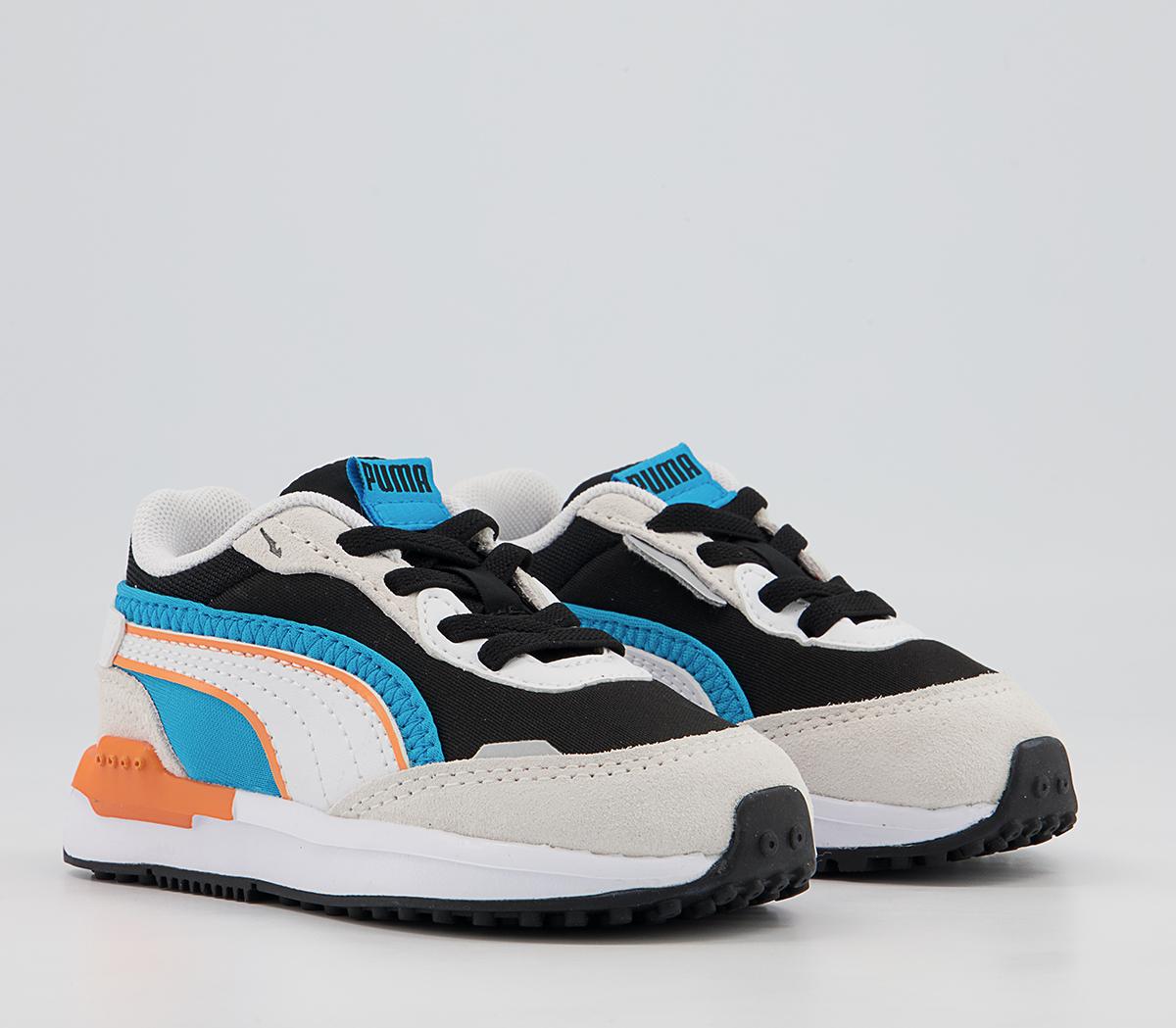 Puma City Rider Infant Trainers Puma City Rider Infant Trainers Vaporous Grey Puma Black