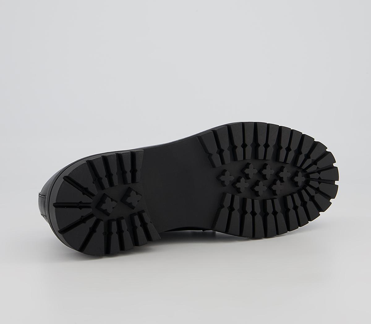 Office Moscow Round Toe Cleated Derby Shoes Office Moscow Round Toe Cleated Derby Shoes Black