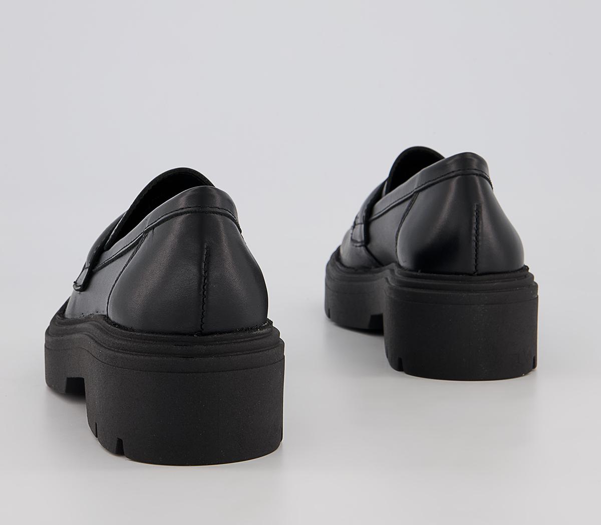 Office Farnham Chunky Loafers Office Farnham Chunky Loafers Black Leather