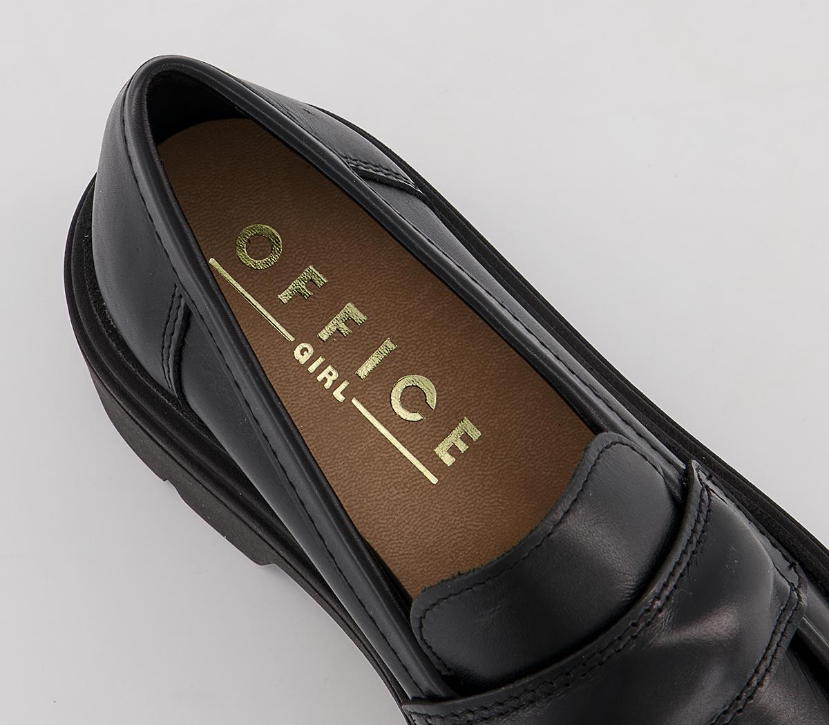 Office Farnham Chunky Loafers Office Farnham Chunky Loafers Black Leather
