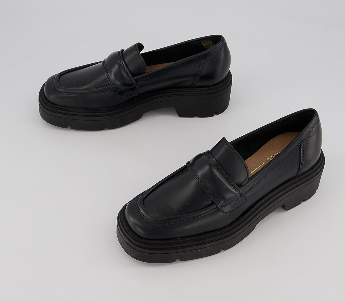 Office Farnham Chunky Loafers Office Farnham Chunky Loafers Black Leather