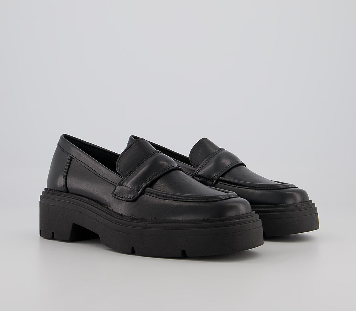 Office Farnham Chunky Loafers Office Farnham Chunky Loafers Black Leather