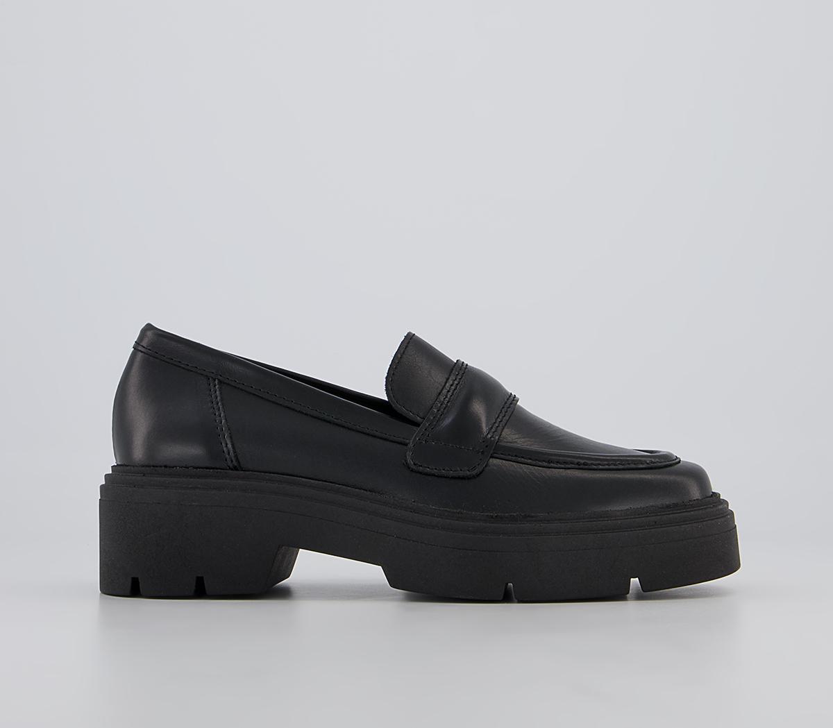 Office Farnham Chunky Loafers Office Farnham Chunky Loafers Black Leather