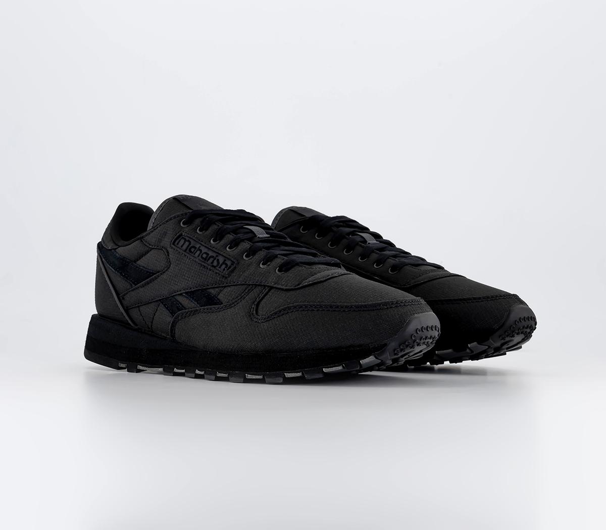Reebok Classic Leather 1983 Vintage Trainers Maharishi Core Black Pure