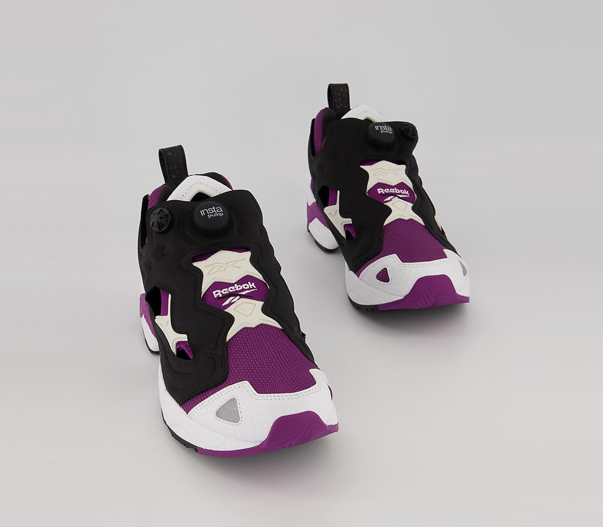 Reebok Instapump Fury 95 Trainers Aubergine Core Black White