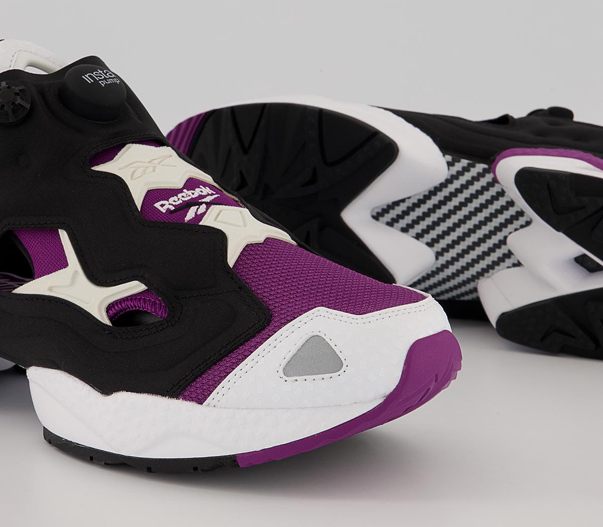 フカポン Reebok Instapump Fury 95 Trainers Aubergine Core Black White