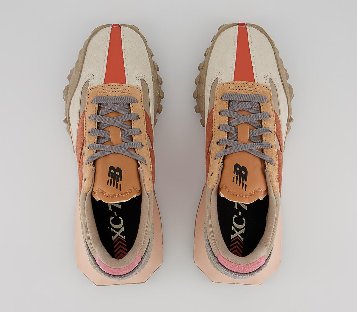 New Balance Xc-72 Trainers New Balance Xc-72 Trainers Tan Orange Pink Gum