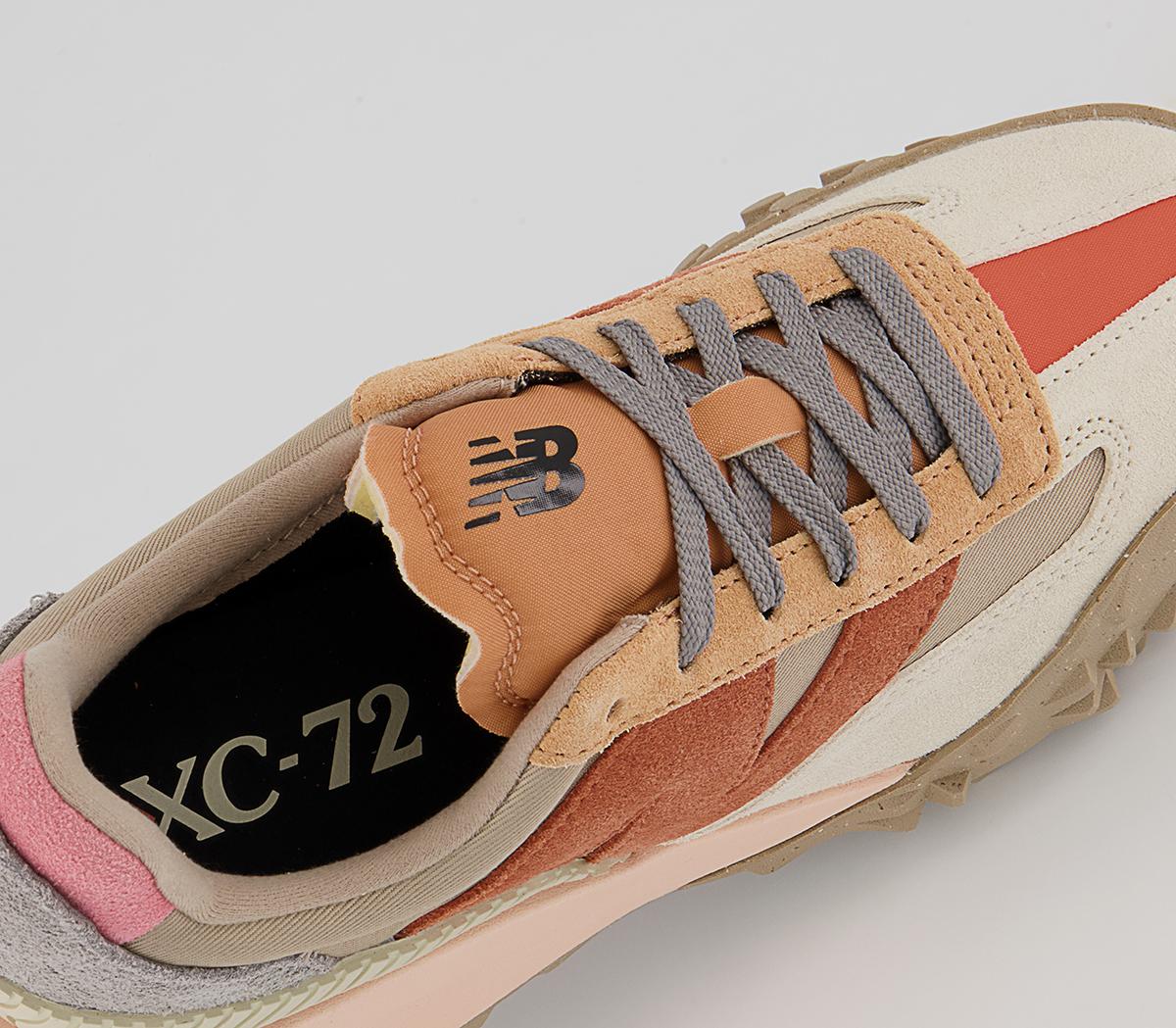 New Balance Xc-72 Trainers New Balance Xc-72 Trainers Tan Orange Pink Gum