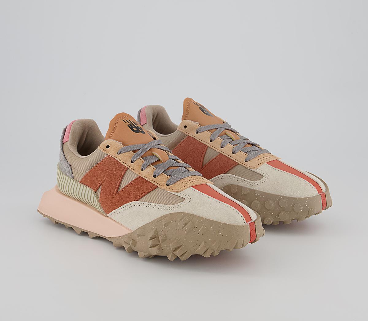 New Balance Xc-72 Trainers New Balance Xc-72 Trainers Tan Orange Pink Gum