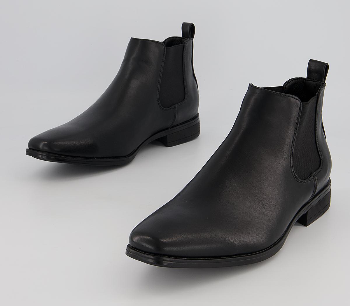 OFFICE Bexley Formal Chelsea Boots Black - Men’s Smart Shoes