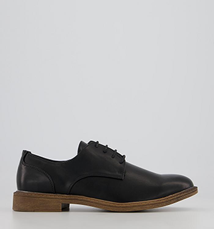 Office Carson Smart Casual Derby Shoes Black