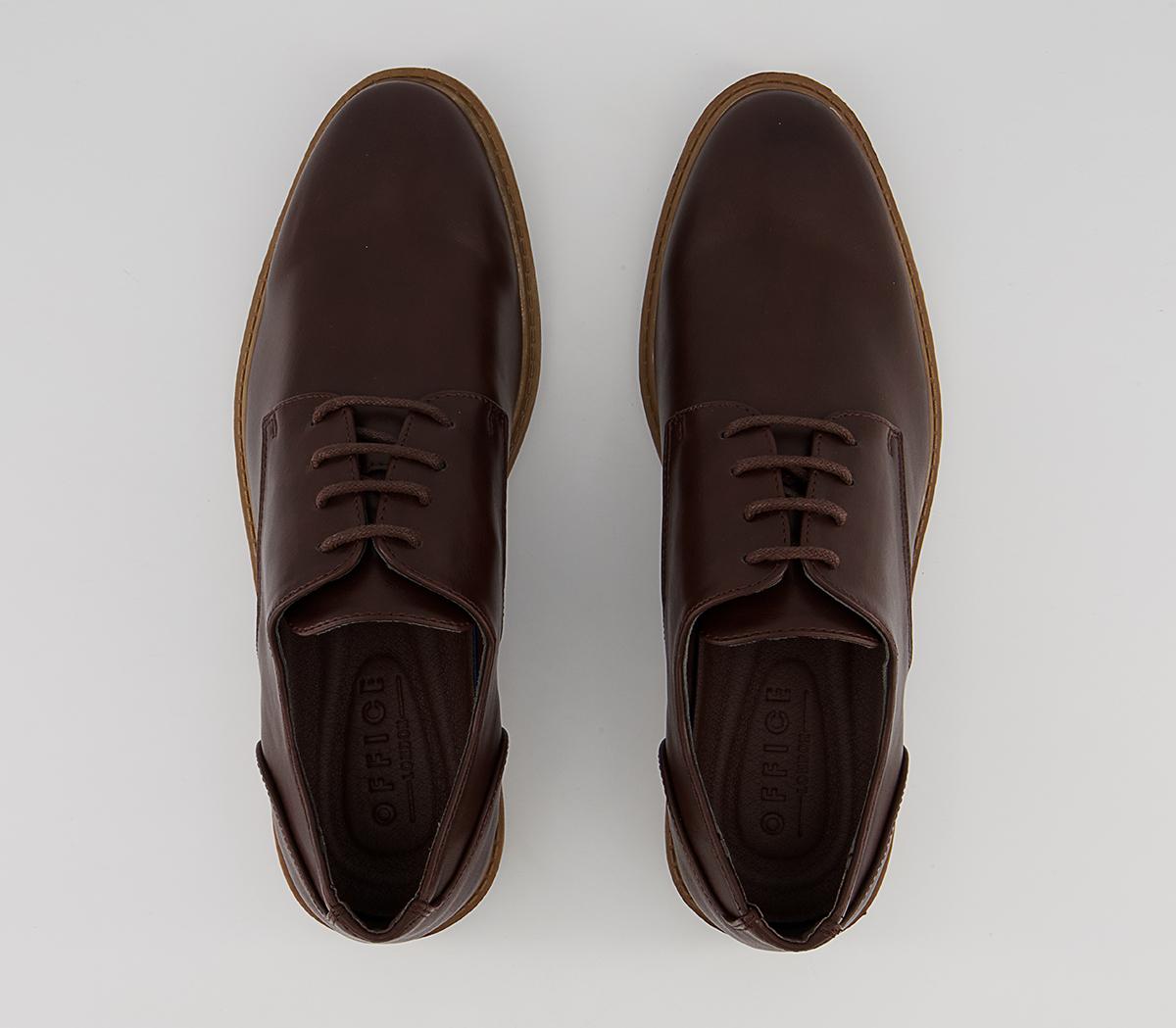 Office Carson Smart Casual Derby Shoes Office Carson Smart Casual Derby Shoes Mid Brown