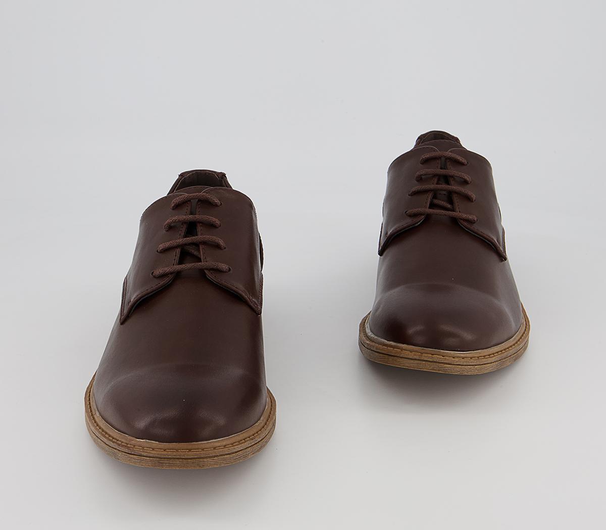 Office Carson Smart Casual Derby Shoes Office Carson Smart Casual Derby Shoes Mid Brown