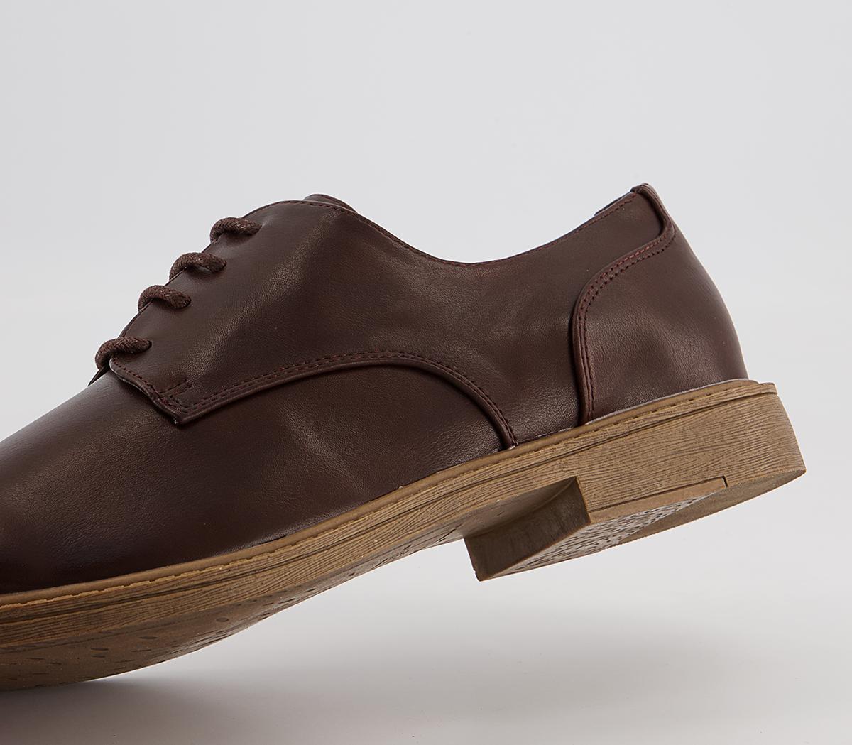 Office Carson Smart Casual Derby Shoes Office Carson Smart Casual Derby Shoes Mid Brown