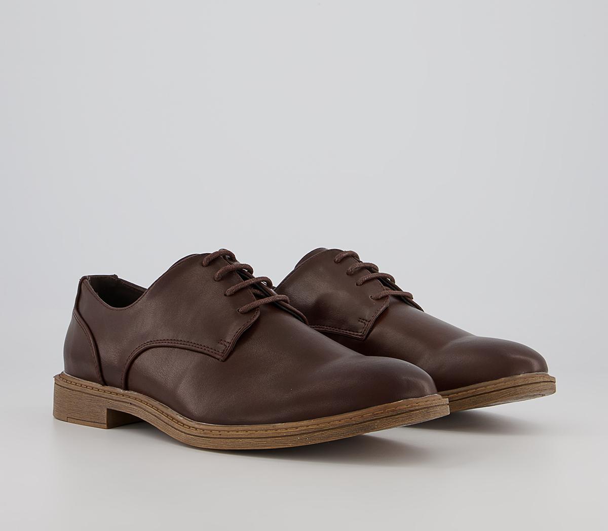 Office Carson Smart Casual Derby Shoes Office Carson Smart Casual Derby Shoes Mid Brown