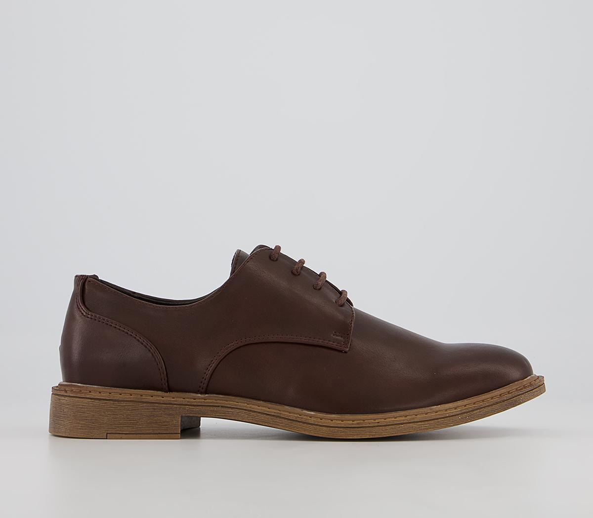 OFFICECarson Smart Casual Derby ShoesMid Brown