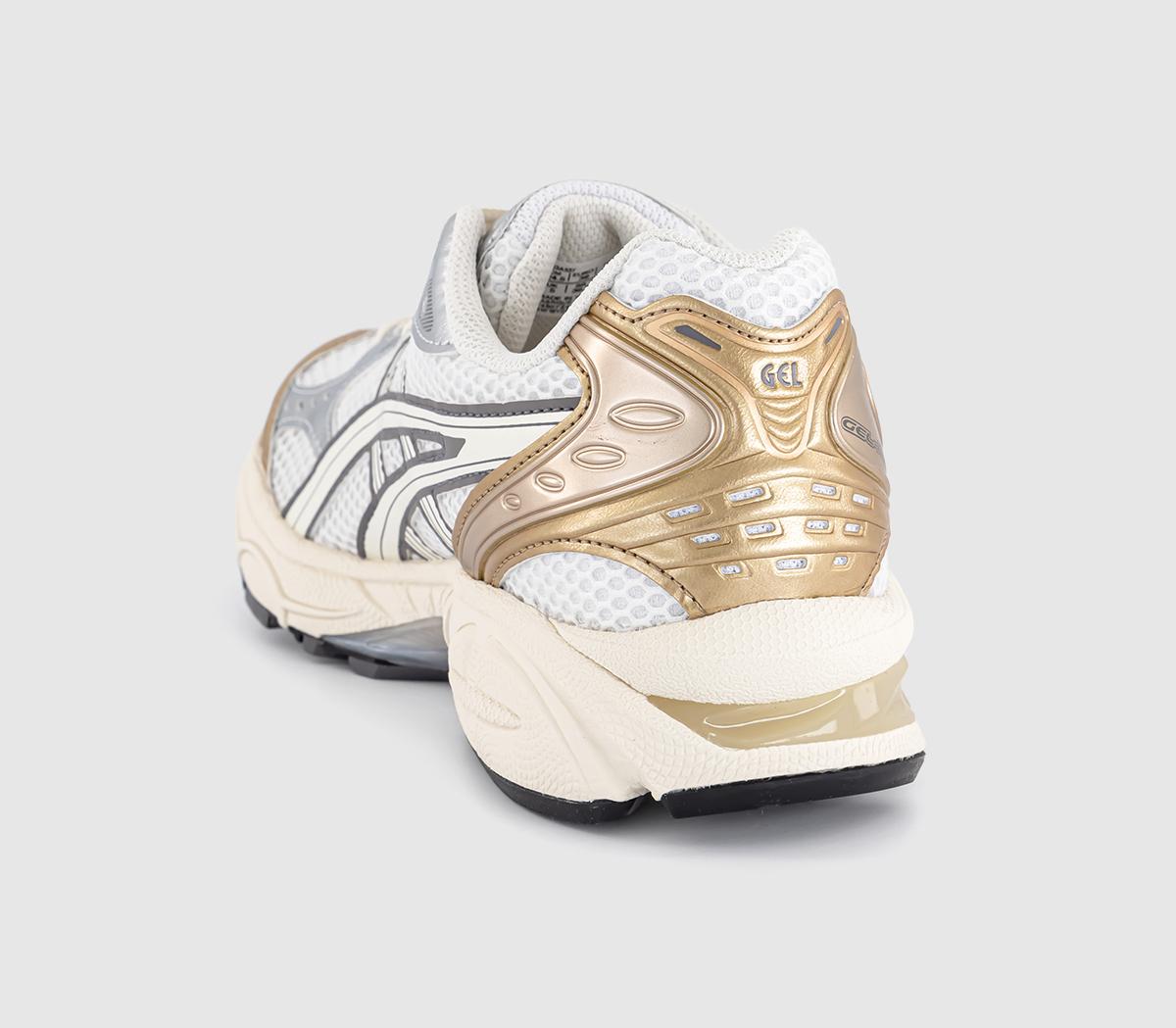 ASICS Gel Kayano 14 Trainers White Cream - Unisex Sports