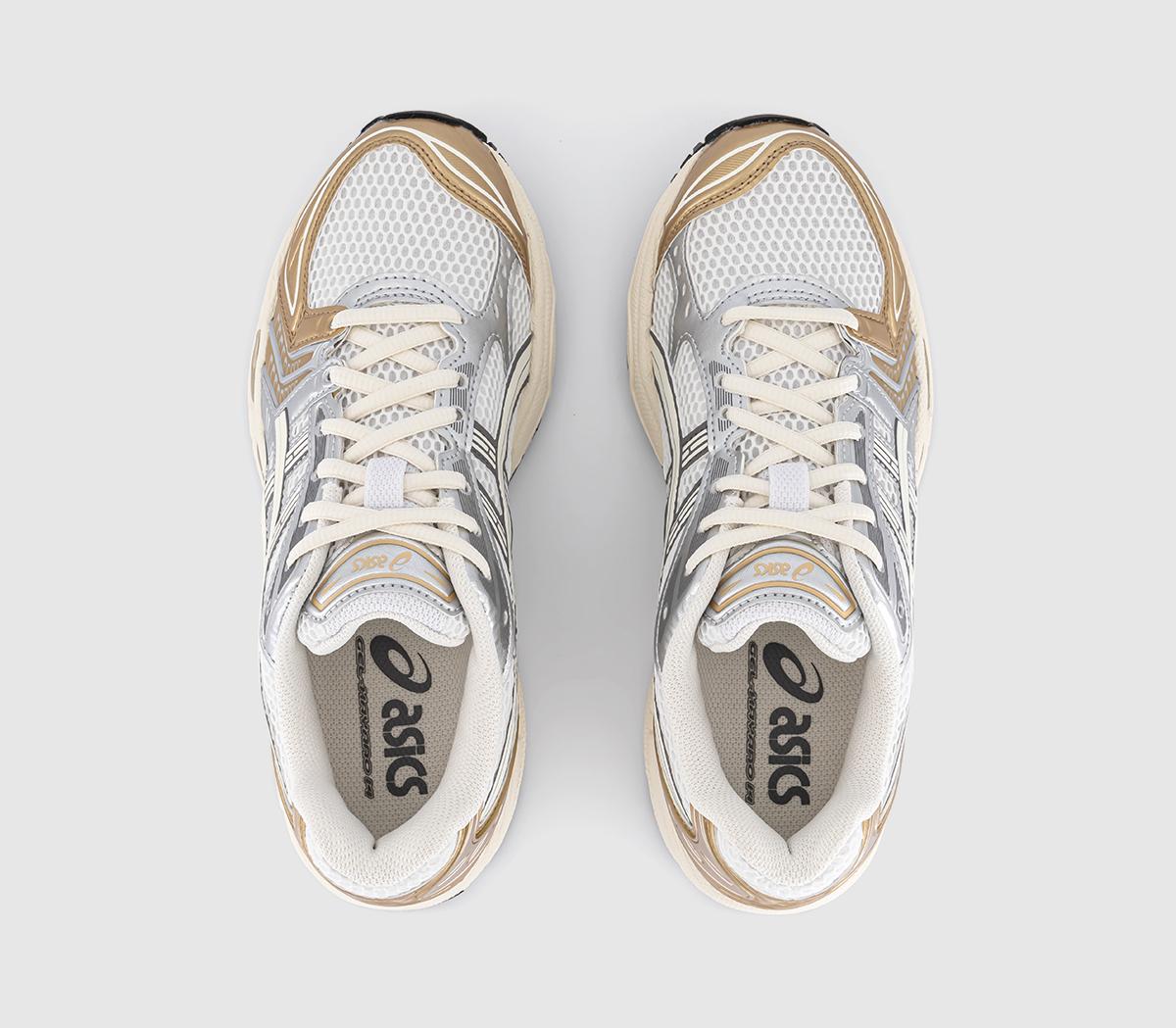 ASICS Gel Kayano 14 Trainers White Cream - Unisex Sports