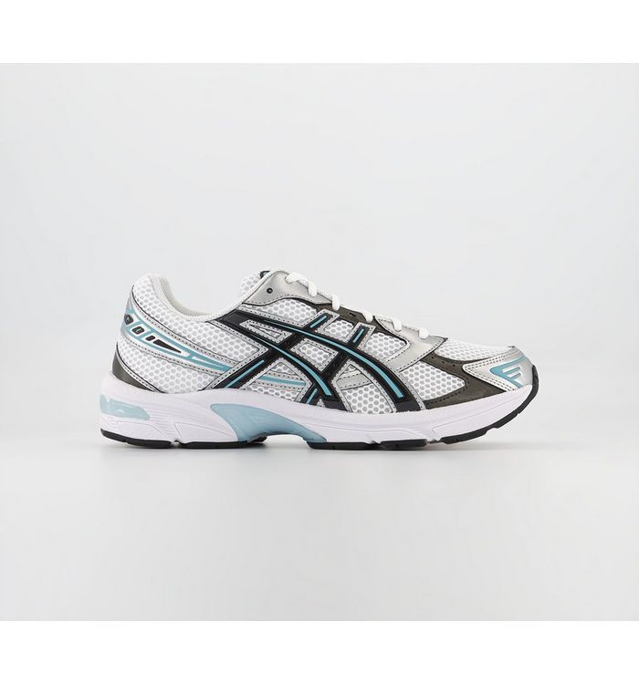 Asics Gel-1130 Trainers White Black Leather