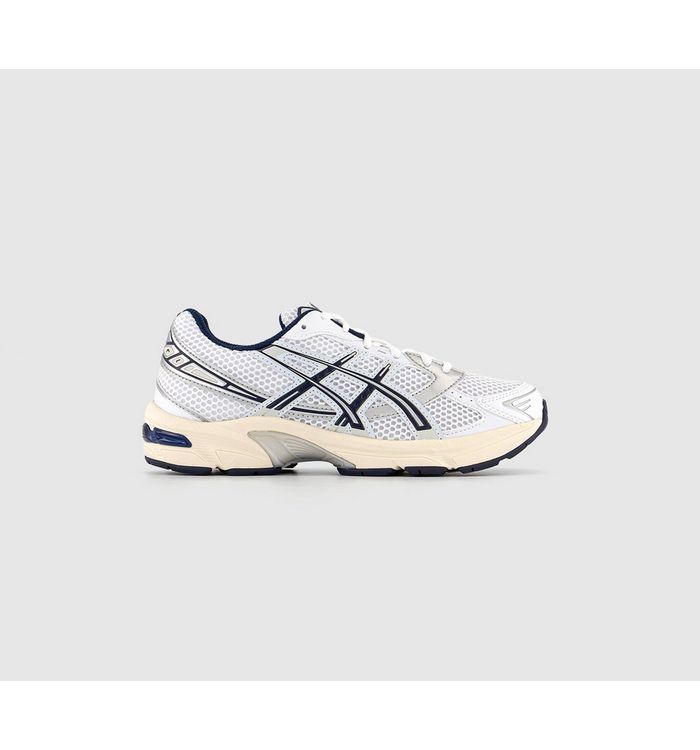 Asics Gel 1130 Trainers White Midnight Leather