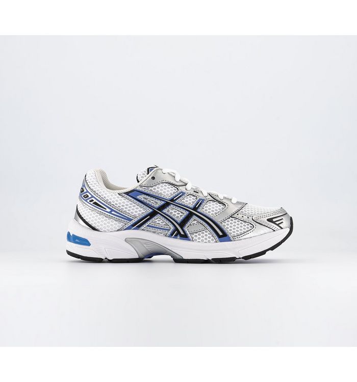 Asics Gel 1130 Trainers White Periwinkle Blue Leather