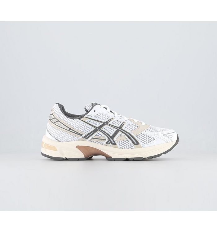 Asics Gel 1130 Trainers White Clay Grey Leather