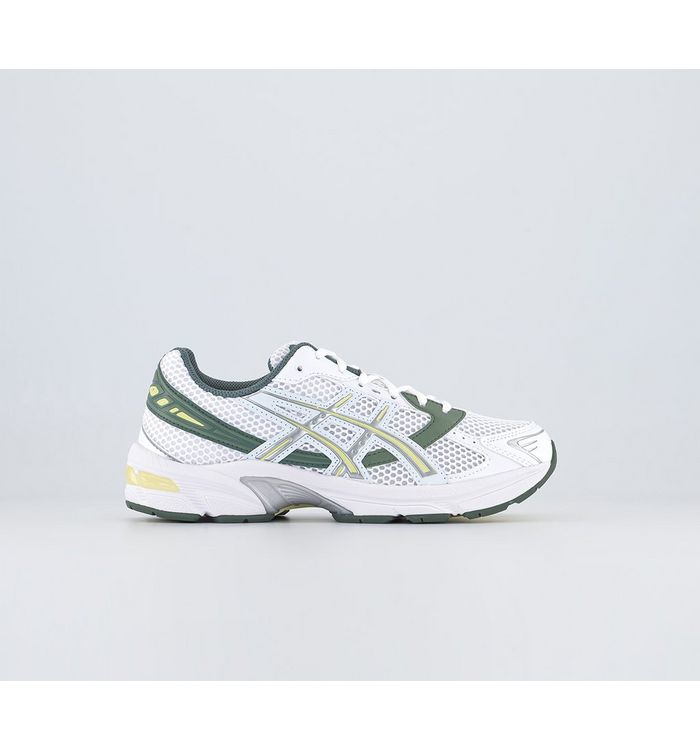 Asics Gel 1130 Trainers White Huddle Yellow Leather
