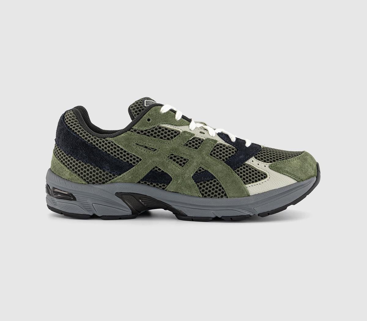ASICSGel 1130 TrainersOlive Canvas Smog Green