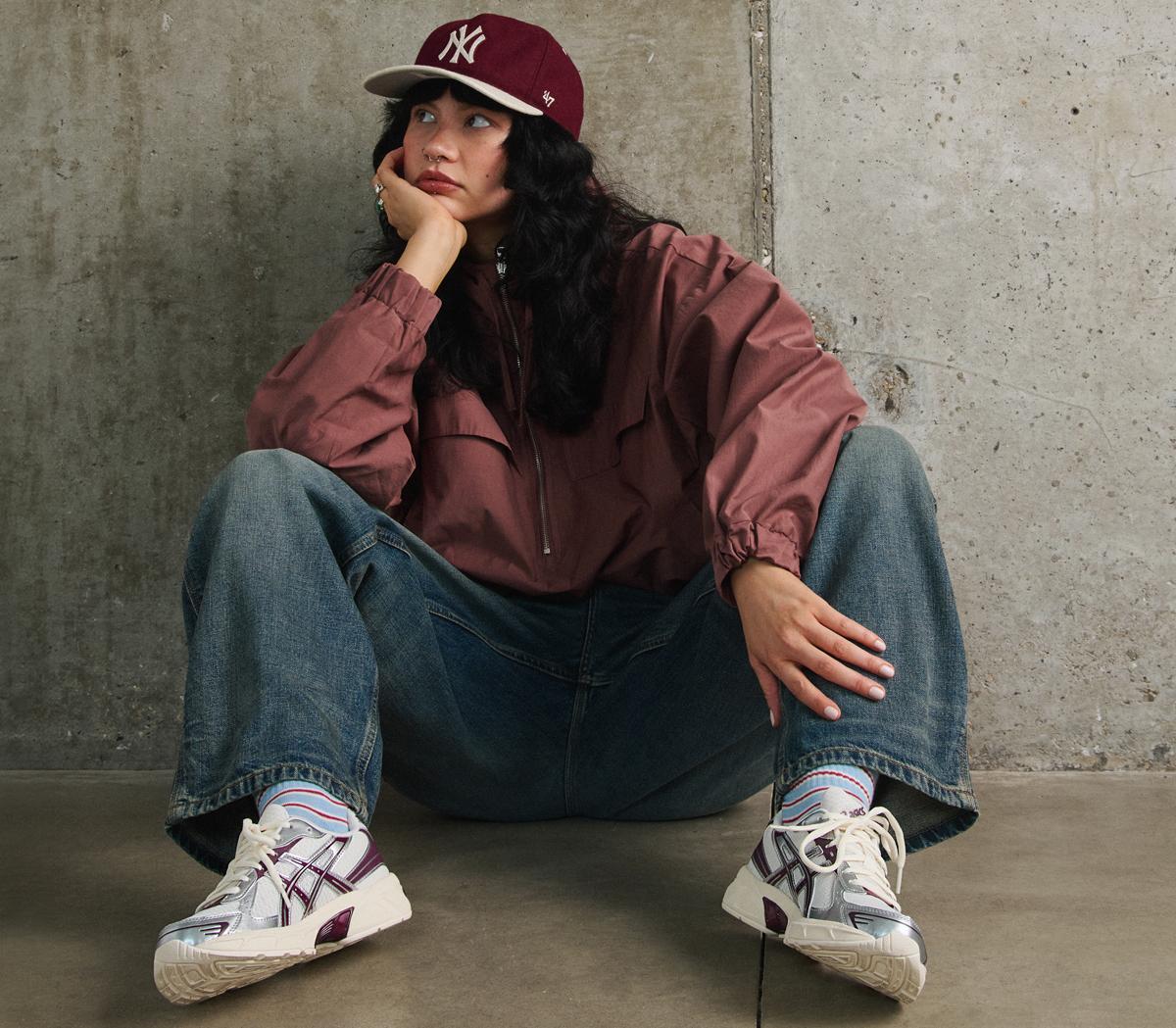 ASICSGel 1130 TrainersCream Beniimo Purple