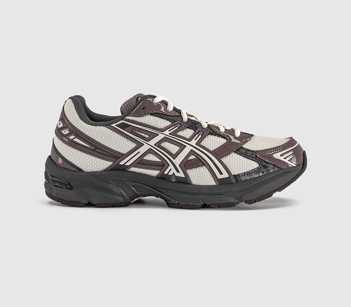 Asics Gel 1130 Trainers Oatmeal Obsidian Grey  Natural in Women's Size 8.5, Office Shoes