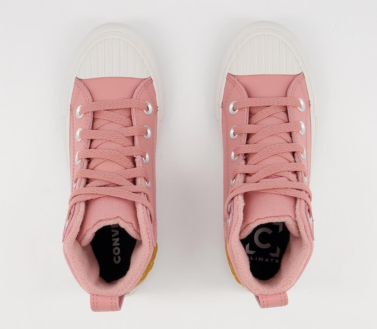 Converse All Star Berkshire Boot Youth Trainers Converse All Star Berkshire Boot Youth Trainers Rust Pink Pale Putty
