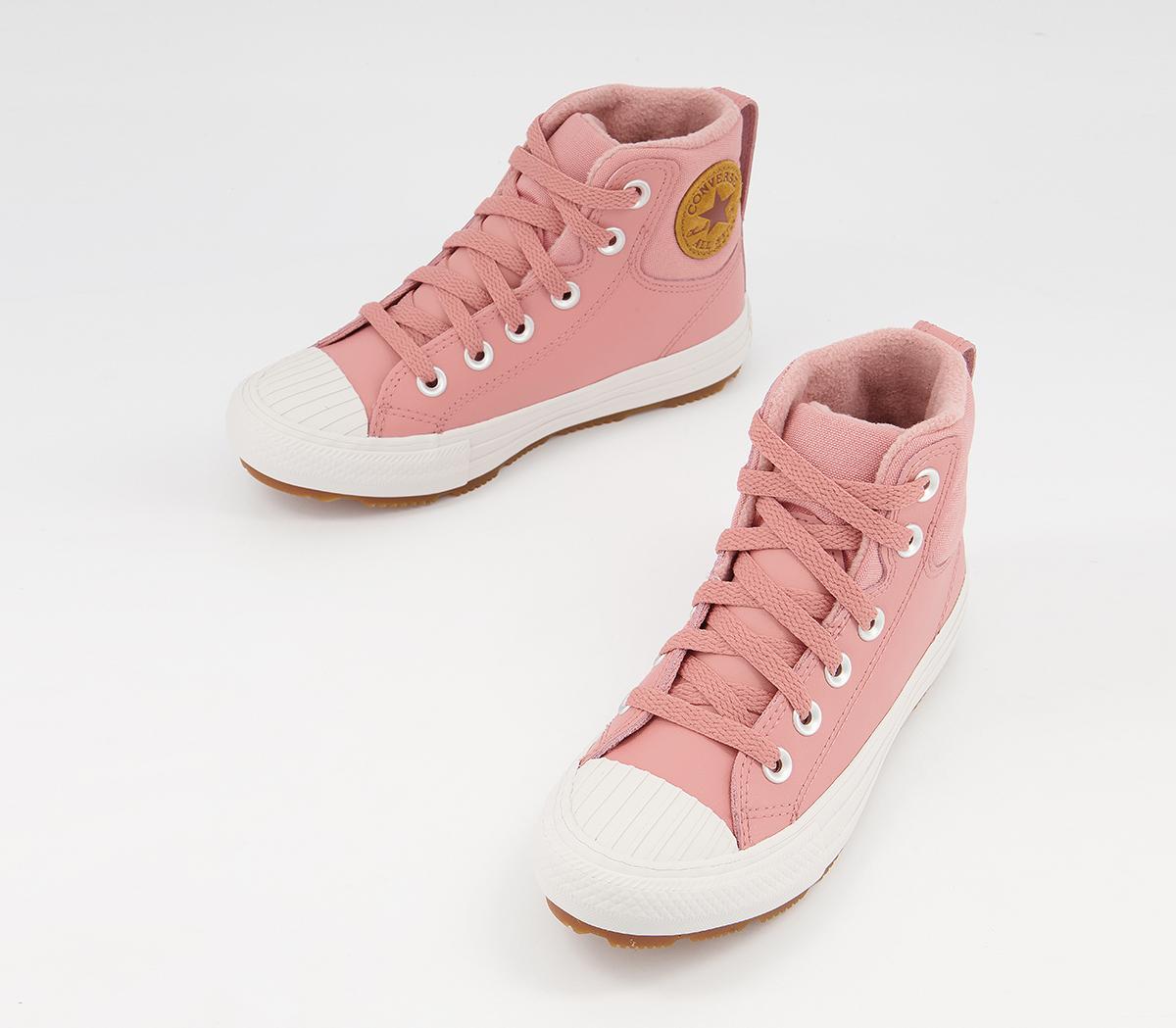 Converse All Star Berkshire Boot Youth Trainers Converse All Star Berkshire Boot Youth Trainers Rust Pink Pale Putty