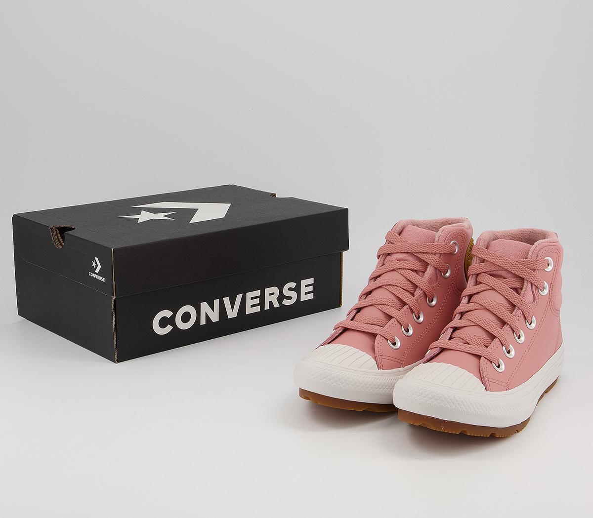 Converse All Star Berkshire Boot Youth Trainers Converse All Star Berkshire Boot Youth Trainers Rust Pink Pale Putty