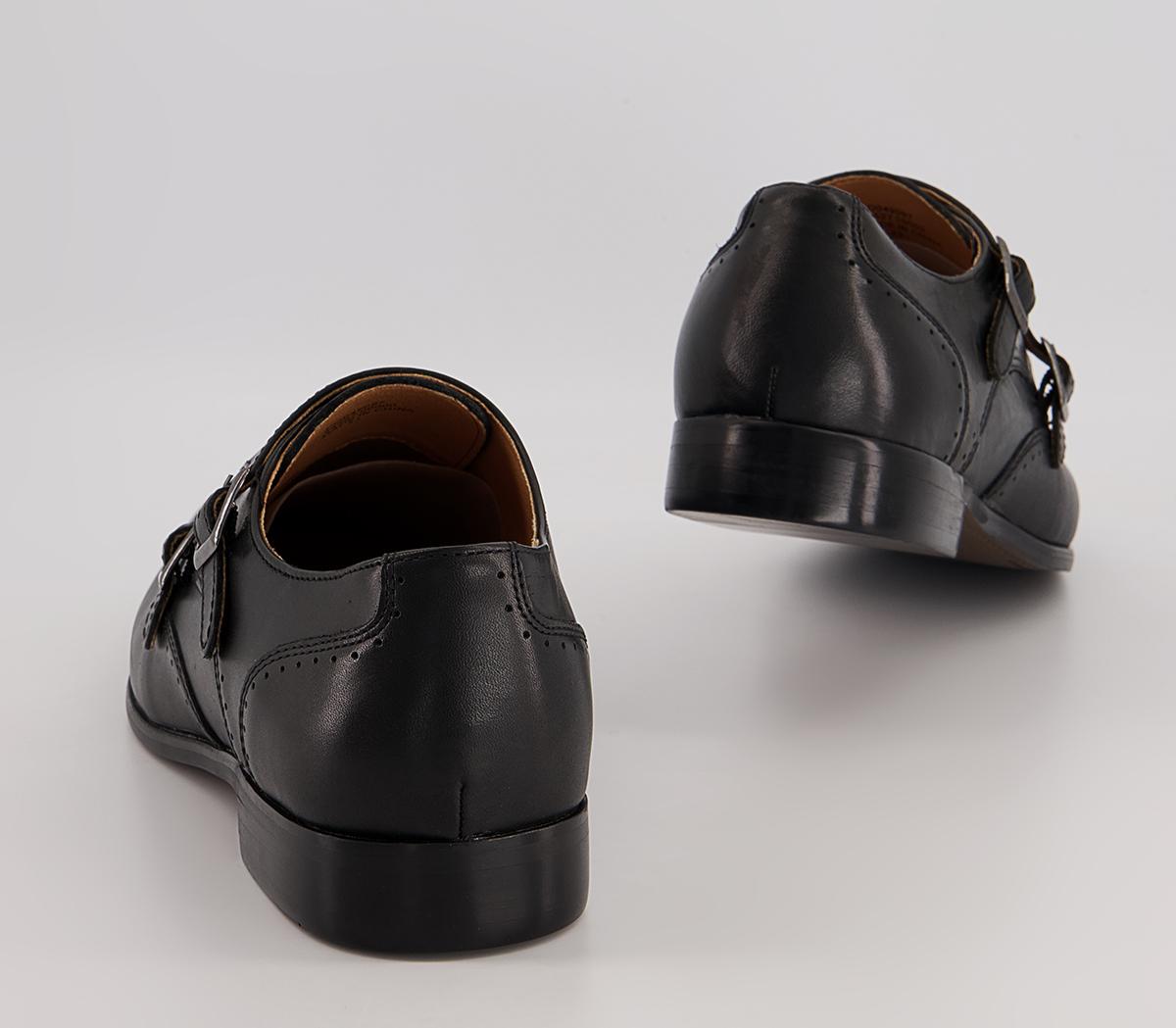 Office Manor Wingcap Monk Shoes Office Manor Wingcap Monk Shoes Black