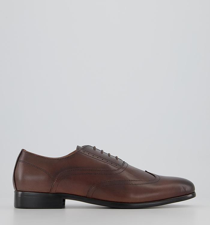 Office Mayfair Wingcap Oxford Shoes Brown