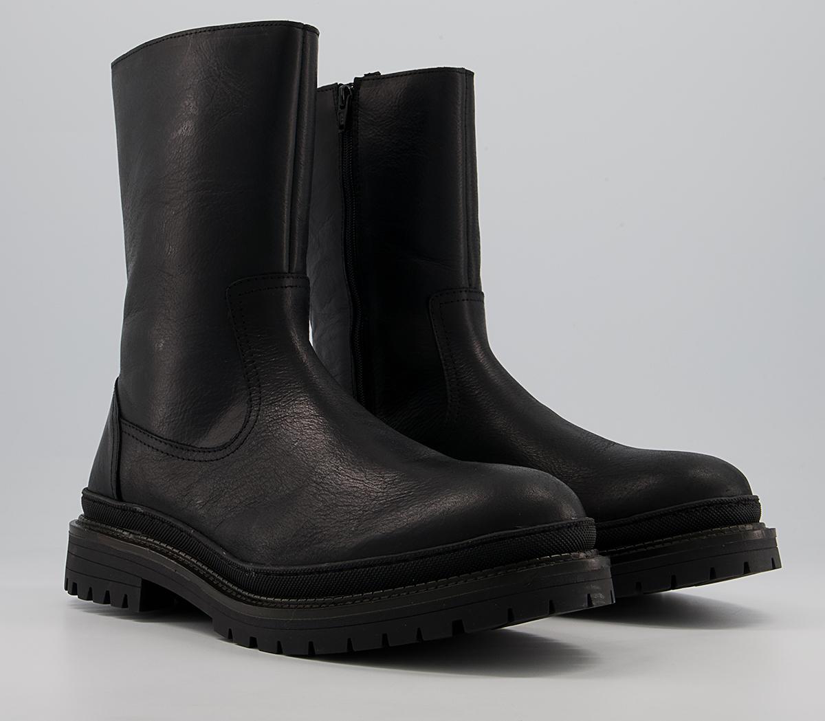 Office Belize Biker Zip Boots Office Belize Biker Zip Boots Black