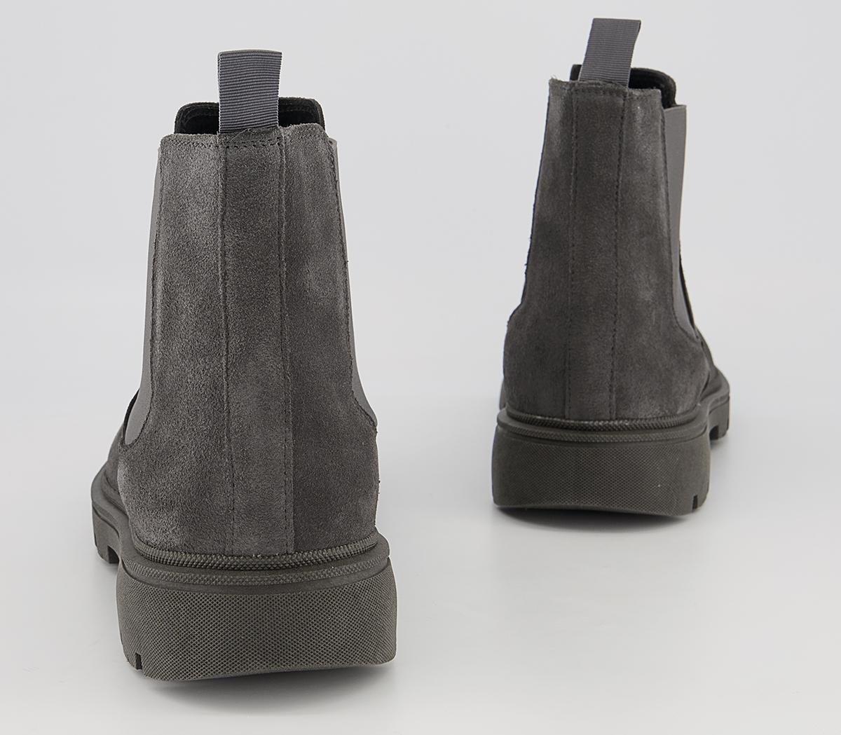 Office Bethal Colour Block Suede Chelsea Boots Office Bethal Colour Block Suede Chelsea Boots Dark Grey
