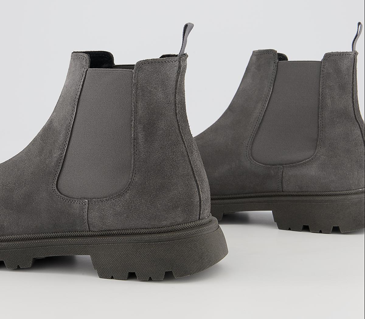 Office Bethal Colour Block Suede Chelsea Boots Office Bethal Colour Block Suede Chelsea Boots Dark Grey
