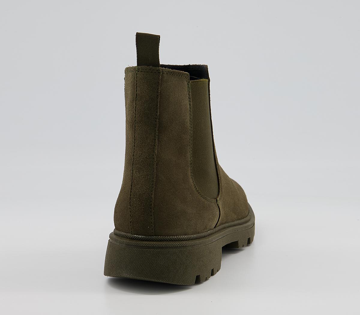 Office Bethal Colour Block Suede Chelsea Boots Office Bethal Colour Block Suede Chelsea Boots Khaki