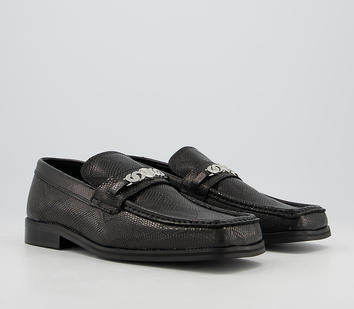 Office Marlin Square Toe Chain Loafers Office Marlin Square Toe Chain Loafers Black