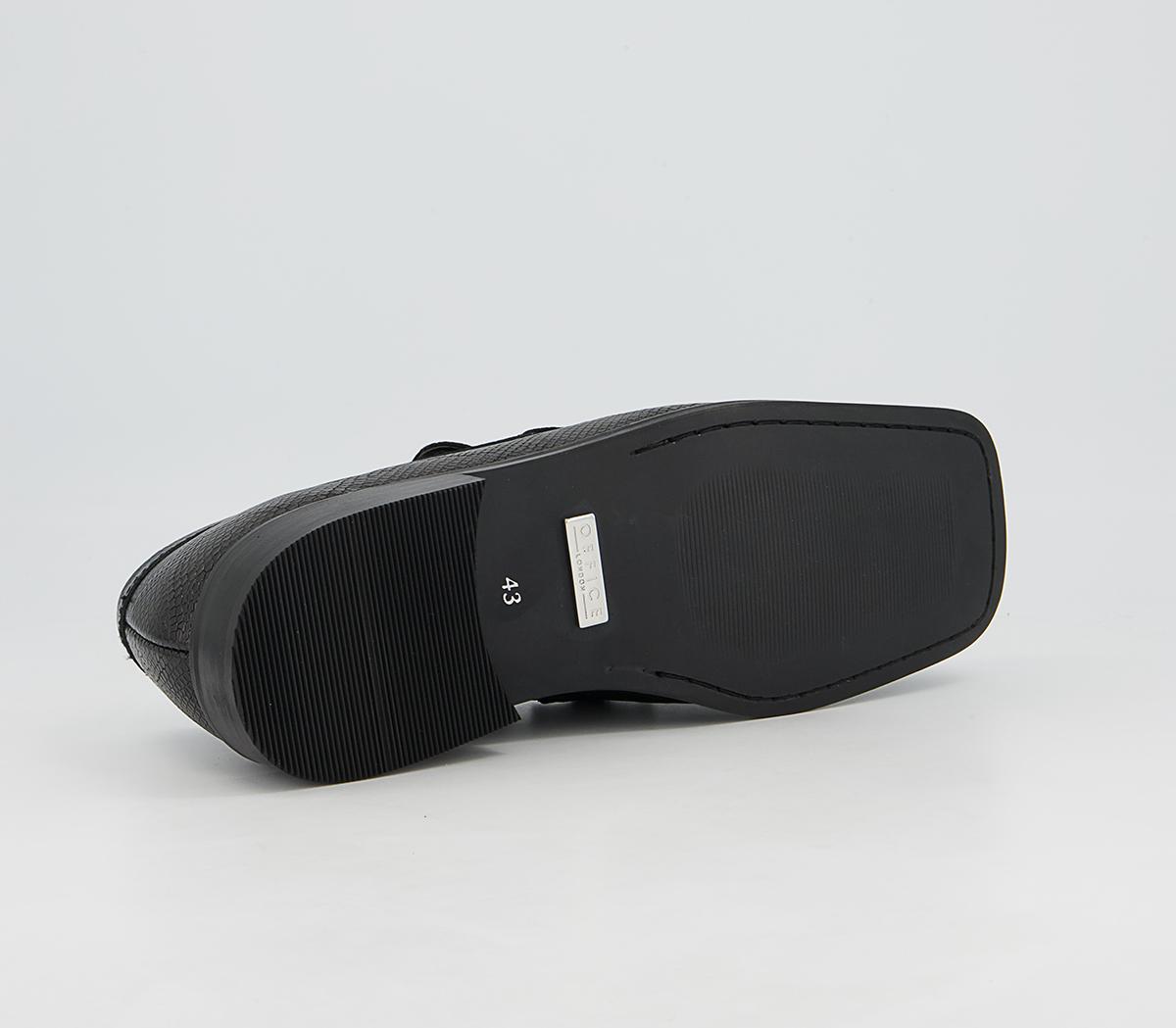 Office Marlin Square Toe Chain Loafers Office Marlin Square Toe Chain Loafers Black