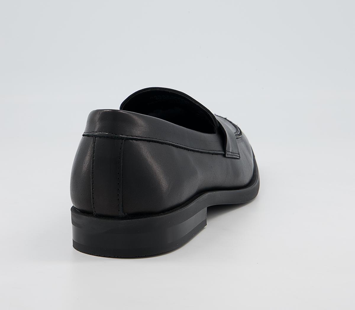 Office Marrakesh Square Toe Saddle Loafers Office Marrakesh Square Toe Saddle Loafers Black
